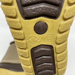 Kamik Everest Childrens Brown Leather Rubber Duck Winter Snow Boot, Size 6
