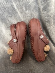 Crocs Classic Lined I Am Brown Bear Toddler Clogs | Youth Size C 12