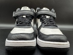 Size 1 – Stüssy x Nike Air Force 1 Mid in a black and white Kids Shoes 🐼