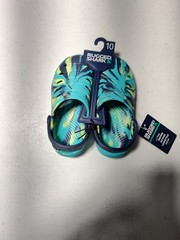Rugged Shark Clogs Toddler Size 10 Blue/ Green Tie Dye