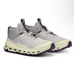 On Cloudhero Mid Waterproof Silver Seedling Youth Size 4Y Kids Running Shoes