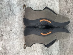 Merrell Jungle Moc Leather Brown Slip-On Sneakers Hiking Kids 3.5 M EUC
