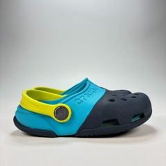 Crocs Electro II Clog Blue Slip On Comfort Sandals Lightweight Youth Size 10