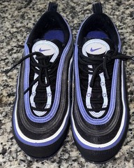 Nike Unisex Black Purple White BV1153-001 Low Top Sneakers US 4.5Y UK 4 EUR 36.5