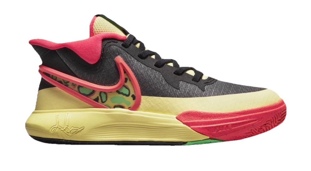 Nike Kyrie 8 Go (PS) Black Lemon Chiffon Sneakers, Style DQ8077-003 Youth 3