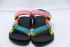 Teva Original 90s Multi Color Universal Retro Y2K Kids Size 2 Strappy Sandals