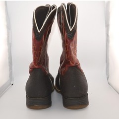 Durango Kids 8″ Western Square Toe Boots Chestnut Crimson Size 7M