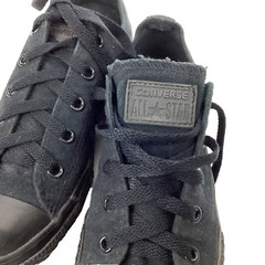Converse Chuck Taylor All-Star Ox – Kids‘ Sz 2 – Black Low Skate Shoes – 314786F