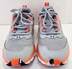 UNDER ARMOUR ASSERT kids Youth lace up athletic shoe size 5 Y gray fabric upper