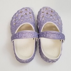 Crocs Classic Geometric Clog Lilac Comfortable Slip On Shoe 209693 Youth Size J1