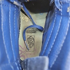 VANS x Spongebob Squarepants Zip High Top Shoes Youth’s Size 2 Skate Blue 721356