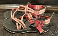 Chaco Hiking Outdoor Active Sandals Multi Strap Toe Loop Kids Sz 4