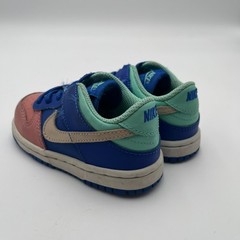Nike Dunk Low Retro TD Salmon Toe Size 7C Hyper Royal Sanddrift Toddler