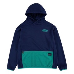 Levis Kids Mens Nylon Pullover Hoodie (Big Kids),Peacoat
