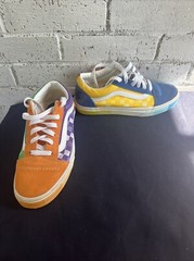 VANS kids 2020 Limited Old Skool Museum Of Modern Art(MOMA) ColorWheel Size 5 Jr