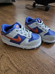 Nike Kids‘ Dunk Low Paint Splatter, Little Kid Sz 8