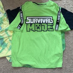 Minecraft Crocs J5, T-shirts, Hat, & Backpack W/Lunchbox Lot