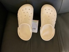 CROCS BAYA CLOG K Clogs Unisex kids WHITE Size J3 New NWT
