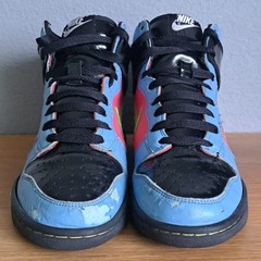 Nike Dunk High GS Kids‘ 4 Blue Retro Vintage 80s Style Sneaker Bright Y2K
