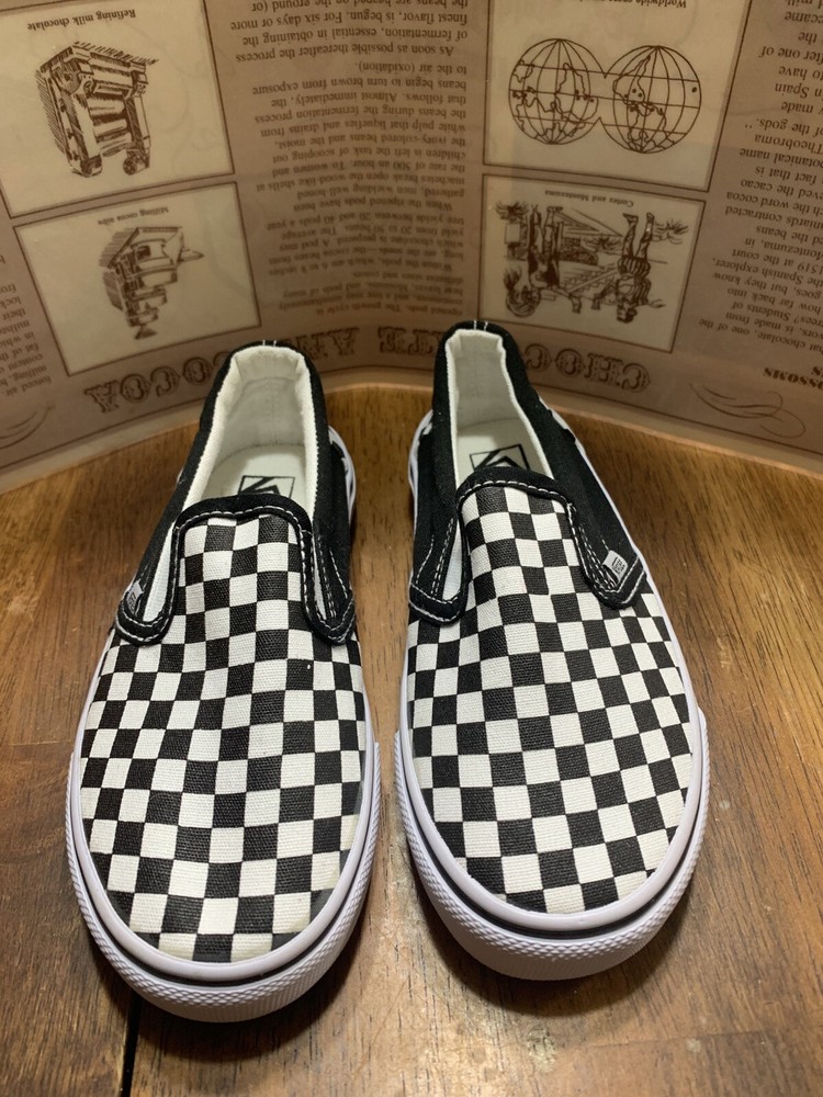 Opoee Airship Shoes Checkered Size 12.5 US, EUR 30 Slip On Sneakers
