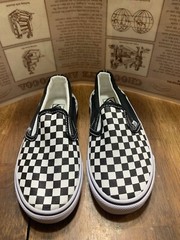 Opoee Airship Shoes Checkered Size 12.5 US, EUR 30 Slip On Sneakers
