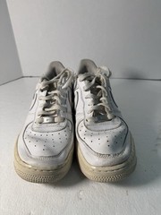 Nike Air Force 1 Low Sneaker Youth Size 7Y White Leather 314192-117