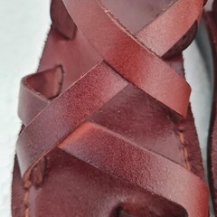 Camel quality handmade leather Holy Land sandals for boys & girls US11/EU28/UK10