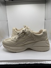 Gucci Beige Rainbow Star Lace-Up Low Top Athletic Sneaker 666054 size 32