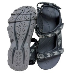 Teva Kids Size 3 Tanza Sport Black Grey Hiking Outdoor Open-Toe Sandals