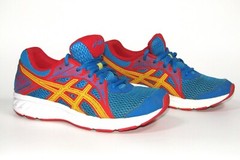 Asics Jolt 2 Running Shoes Youth US 3.5 (1014A185) Red, Blue, Yellow