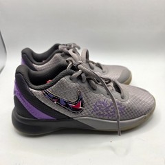 Nike Kyrie Flytrap 2 Kids Basketball Shoes Wolf Grey Hyper Grape AQ3413-003 12C