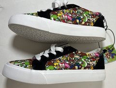Nintendo Ground Up Super Mario Bros Sneakers- Kids Size 3 NEW