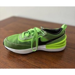 Nike Waffle One Electric Green Mesh Shoes DC0480-300 Size Youth Kids 2Y