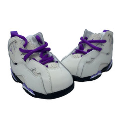 Jordan True Flight Little Kids US 6C 343797-052 Grey/Purple Venom Nike Child