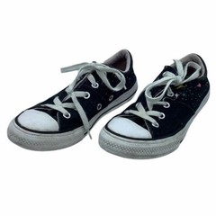 Converse All Star Kid Black Galaxy Cosmic Space Stars Low Top Sneakers Size 13