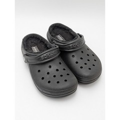 Unisex Child Size J2 – Crocs Classic Lined Clog Black/Black