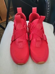 Size 5 Nike Huarache Run Low Triple Red Pre-owned