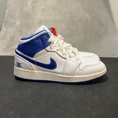 Nike Air Jordan 1 Mid 85 SE Shoes Youth Size 4.5Y White Red Blue DH0200-100