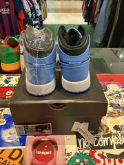 Size 5.5 (GS) – Jordan 1 Mid University Blue Black
