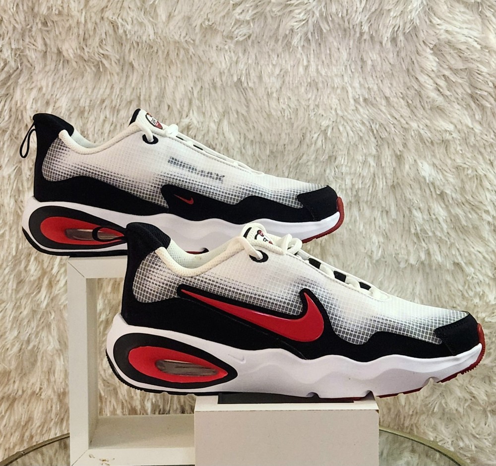 Nike Air Max DN GS White Red Black FN4446-100 Youth 6.5Y Women’s 8 Running Shoes