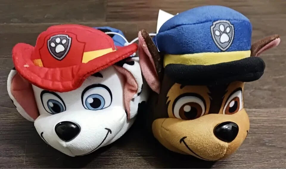 Toddler Boy’s Size Small 5/6 Slippers Nickelodeon PAW Patrol New With Tags
