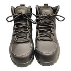Nike Manoa Combat Boots Youth US Size 3.5Y Black Leather Lace Up BQ5372-001 EUC