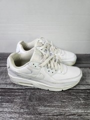 Size 4.5 (GS) – Nike Air Max 90 Low White – CD6864-100