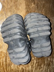 Kids Crocs Echo Clogs Black Size 9