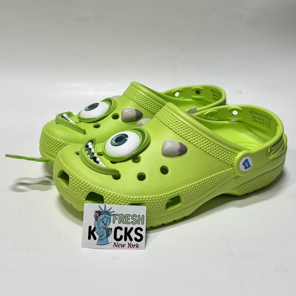 Crocs Classic Clog Monsters Inc Mike Wazowski Kid Size 5Y EU37-38/UK5 210876-90H