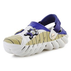 NIB/ NWT Kid Crocs Echo Clog Dragon Ball Z Vegeta 211138 90H Tan/Blue/White