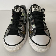 Converse All Star Junior Space UFO Lazer Dinos Dinosaurs Sneakers 665392C Size 1