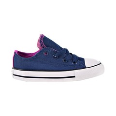 Converse Chuck Taylor All Star Double Tongue OX Toddler Shoes Navy 760001F