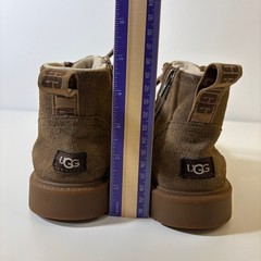 UGG Kids Chelham Moc Toe Clima Moda Suede Lug Sole Boots Size 2 Brown Unisex