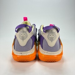 Nike LeBron Witness 7 Grape Orange Basketball Shoes DQ8650-101 Youth Size 5.5Y